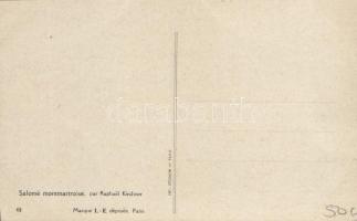 Salomé montmartroise; Erotic art postcard s: Raphael Kirchner