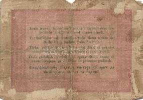 1848. 5Ft "Kossuth bankó" barna és piros (2x) T:III