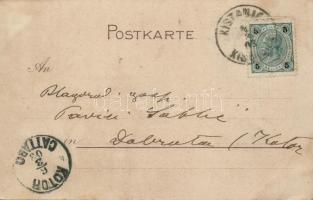 Floral litho lottery postcard