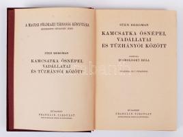 A Magyar Földrajzi Társaság Könyvtára: Bergman,Sten: Kamcsatka ősnépei, vadállatai és tűzhányói közö...
