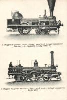 Locomotives of Hungarian central railway, "Heves" 2-A, / MKpV Heves / "Béts" 1-A-1 / MKpV Béts/