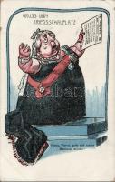 WWI German propaganda, Queen Victoria, humour (EK)