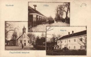 Lipótvár, Újvároska, prison church, canteen, guard building