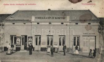 Törökkanizsa, Hotel Restaurant of István Gubás (small tear)