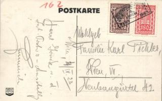 1923 Internationale Postwertzeichen Austtellung, Wien / Philatelic Expo s: Ludwig Hesshaimer