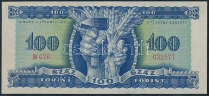 1946. 100Ft T:I-(kis szamárfül)