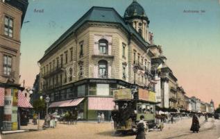 Arad Andrássy square, central fashion store, autobus (b)