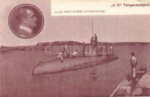 U5 submarine, György Trapp (small tear)