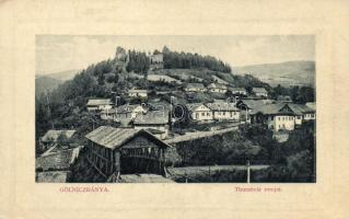 Gölnicbánya with castle ruins