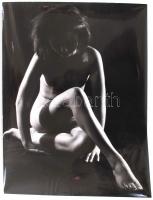 cca 1970 3db finoman erotikus, művészi aktfotó, 30x40cm