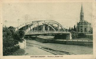 Nagybecskerek, Franz Joseph bridge, church (EB)