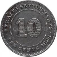Malaka-szorosi Telepek 1898. 10C Ag (2.73g) T:1-,2
Straits Settlements 1898. 10 Cents Ag (2.73g) C:A...