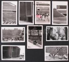 cca 1950 111db budapesti privátfotó, többsége városkép, életkép, albumlapokra ragasztva, 6x9cm