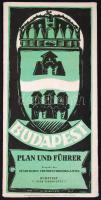 1931 Budapest térkép, német nyelvű