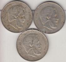 1947. 5Ft Ag "Kossuth" (3x) T:2-,3
