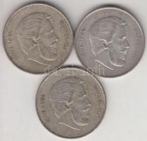 1947. 5Ft Ag "Kossuth" (3x) T:2-,3