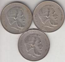 1947. 5Ft Ag "Kossuth" (3x) T:2-,3