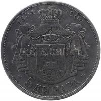 Szerbia 1904. 1D Ag + 2D Ag + 5D Ag "I. Péter" T:2,2-
Serbia 1904. 1 Dinar Ag + 2 Dinara A...