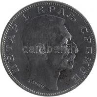Szerbia 1904. 1D Ag + 2D Ag + 5D Ag "I. Péter" T:2,2-
Serbia 1904. 1 Dinar Ag + 2 Dinara A...