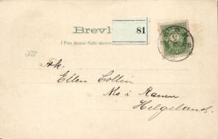 Hilsen, Nordkap; litho