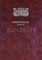 Ausztrália 1911-1964. DANSCO dísztokos Penny gyűjtemény 73db különféle évjárattal illetve variánssal, köztük ritka és kiváló állapotú darabokkal! (7db hiányzó érmével) T:vegyes Australia 1911-1964. Nice Collection of One Penny in DANSCO case with 73 pieces of different coins! C:Mixed