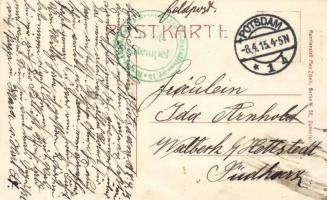 Alt Geltow bei Potsdam; Restaurant und Café zum Posthause Conrad Lüthgens / restaurant, collage