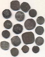 Vegyes középkori magyar és külföldi dénár tétel (18x) T:vegyes