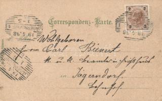 1898 Jindrichov, Hennersdorf litho