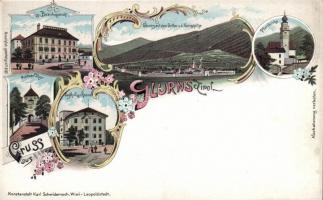 Glorenza, Glurns, Gasthof zur Krone litho