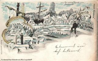 North Pole litho