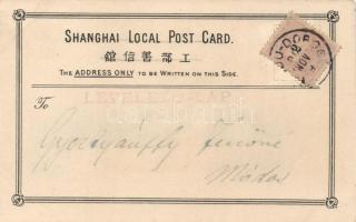 1899 Hong Kong port litho