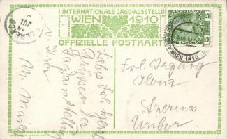 Vienna 1910 Hunting Expo s: G. Passegger