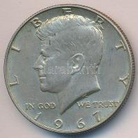 Amerikai Egyesült Államok 1967. 1/2$ Ag "Kennedy" T:2 USA 1967. 1/2 Dollar Ag "Kennedy" C:XF