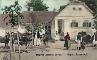 Hungarian peasant mansion, folklore