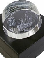 Kongói Demokratikus Köztársaság 2007. 10Fr Akril "" eredeti dísztokban, tanúsítvánnyal T:1...