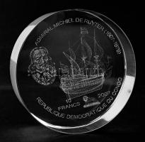 Kongói Demokratikus Köztársaság 2007. 10Fr Akril "" eredeti dísztokban, tanúsítvánnyal T:1...