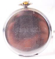 Oneka Ancre Anti-magnetique mechanikus fém zsebóra lánccal, art deco stílusú hátlappal, jól jár / 
O...