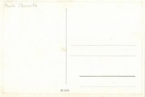 Clown, art postcard, Paula Strenitz