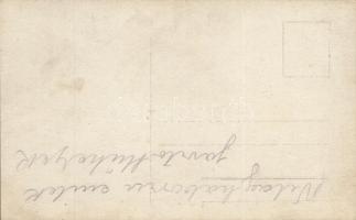 Military WWI, Hungarian repairmen, military station, photo