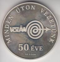 1998. "50 éves a Volán" Ag emlékérem (31.1g/0.925/42.5mm) dísztokban névre szóló adományoz...