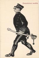 Conquistatore sensible, Italian officer