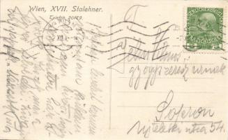 Wien XVII. Stalehner / Wiener Fiaker, carriage, silhouette