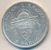1938. 5P Ag "Szent István" T:2- k