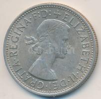 Ausztrália 1954. 1Fl Ag "Királyi látogatás" T:2,2- Australia 1954. 1 Florin Ag "Royal Visit" C:XF,VF