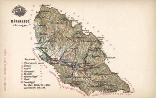 Máramaros county map