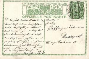 Vienna 1910 Hunting Expo s: F. Krenn