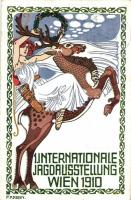 Vienna 1910 Hunting Expo, Art Nouveau s: F. Krenn