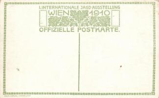 Vienna 1910 Hunting Expo, Art Nouveau s: Maria Bena (?)