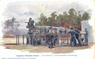 Kruppsche Schiessplatz Meppen / German Krupp cannon, Meppen s: Heinrich Kley