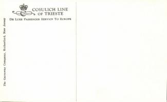 MV Saturnia, First Class, grill hall interior